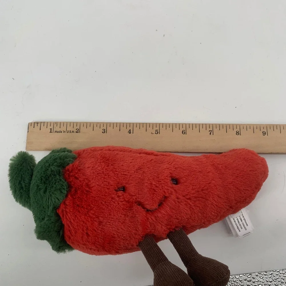 Jellycat Vivacious Vegetable Chili Pepper Red Plush Stuffed Animal 8 Inch
